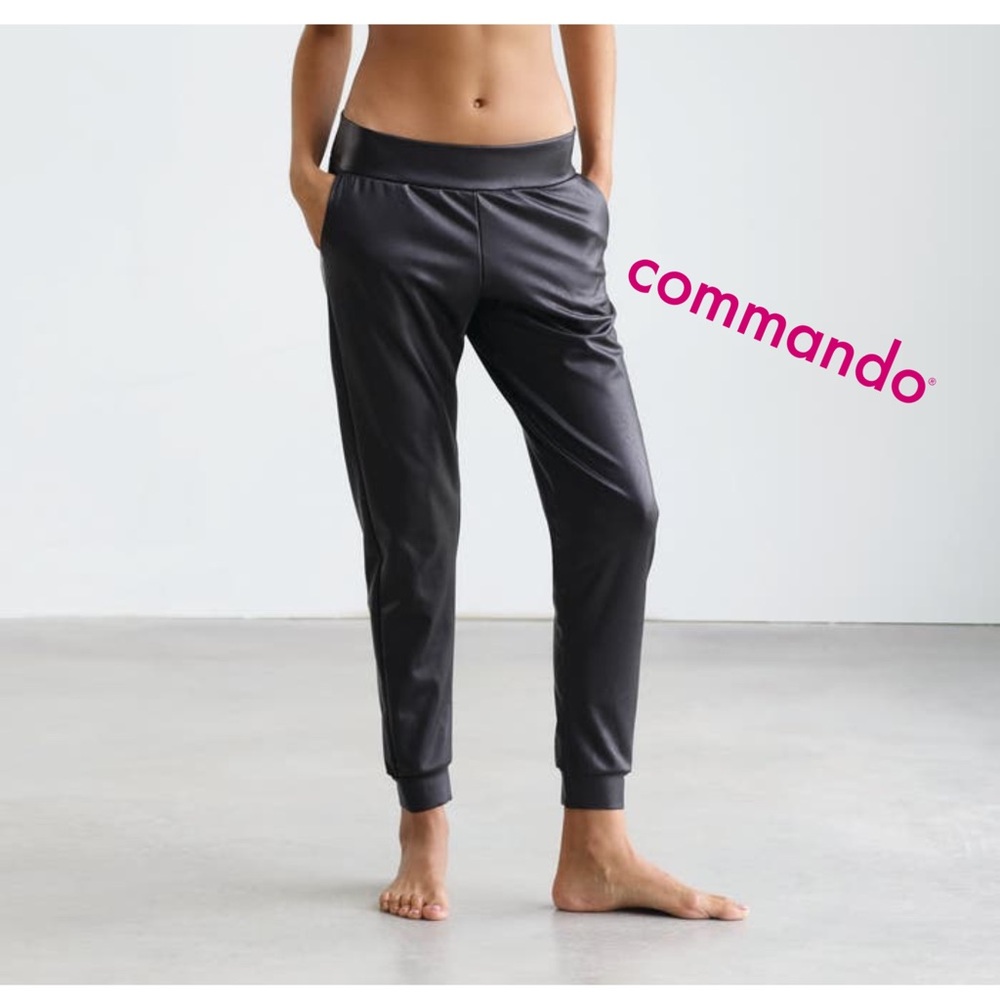 Commando Faux Leather Jogger Pants